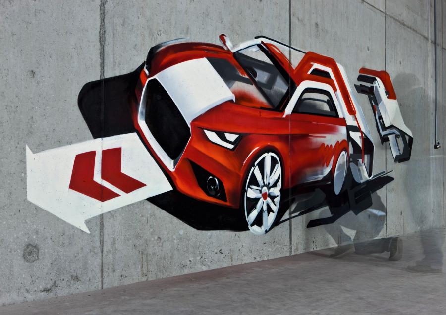  Audi A1 StreetArt 2010 года  (фото 2 из 3)